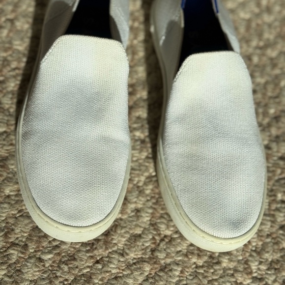 Rothy\'s The Original Slip On Sneaker Womens Size 7.5 White Casual Knit Shoes main image 6